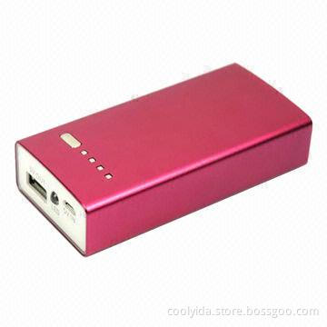 Power Bank with 5,500mAh Capacity, 5V DC Input Voltage